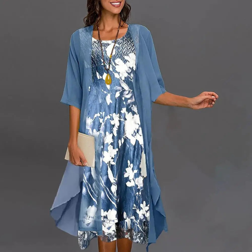 Lurelia | Elegant Long Sleeve Evening Knit Dress for Women