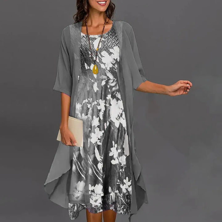 Lurelia | Elegant Long Sleeve Evening Knit Dress for Women