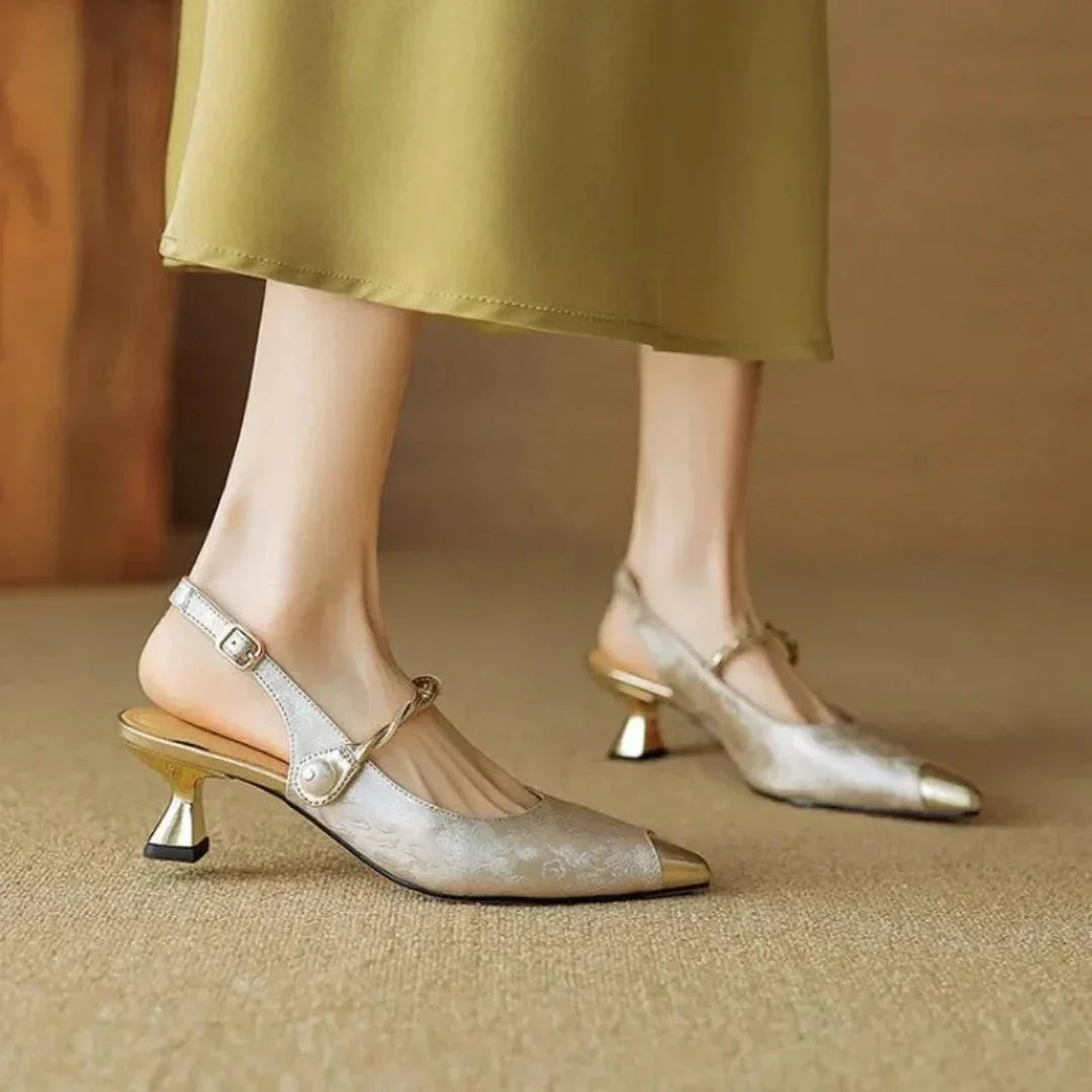 Women’s Slingback Kitten Heels