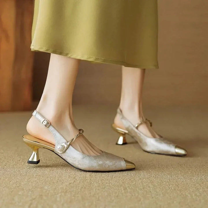 Women’s Slingback Kitten Heels