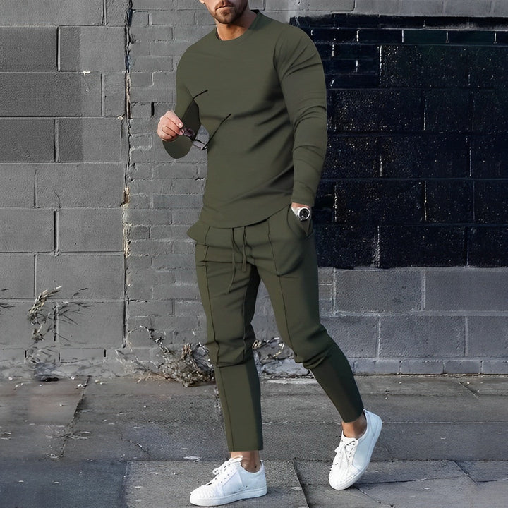 Men’s Stylish Set | Flexible Two-Piece Casual Outfit