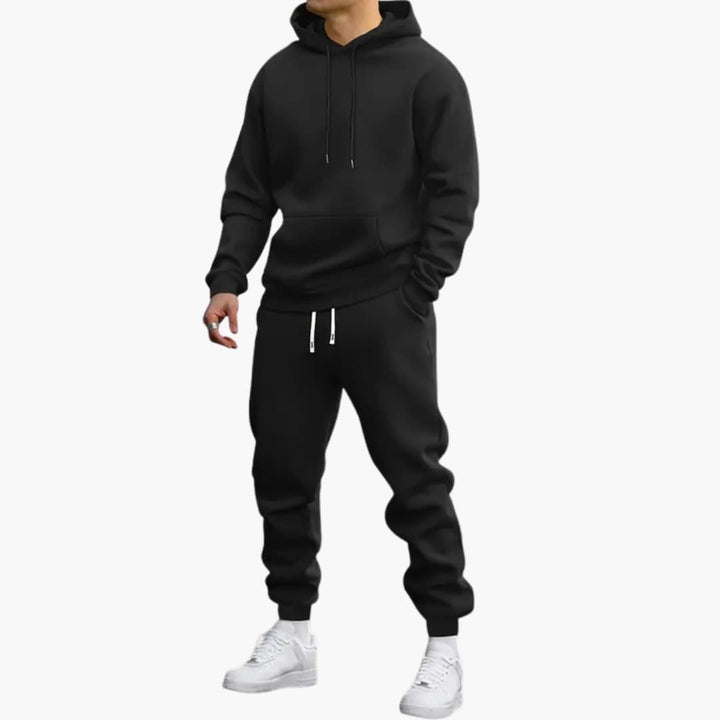 Men’s 2-Piece Tracksuit | Pullover Hoodie & Tapered Joggers