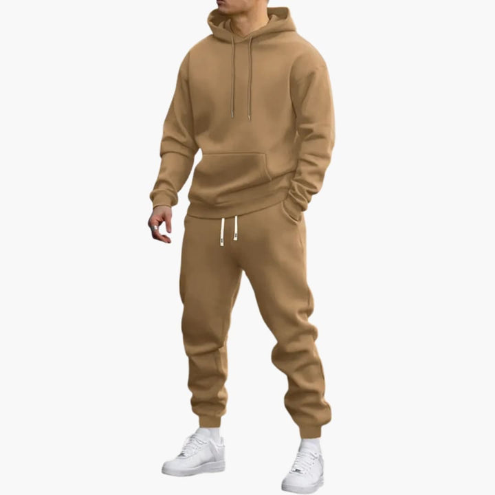 Men’s 2-Piece Tracksuit | Pullover Hoodie & Tapered Joggers