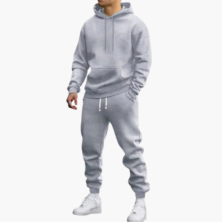 Men’s 2-Piece Tracksuit | Pullover Hoodie & Tapered Joggers