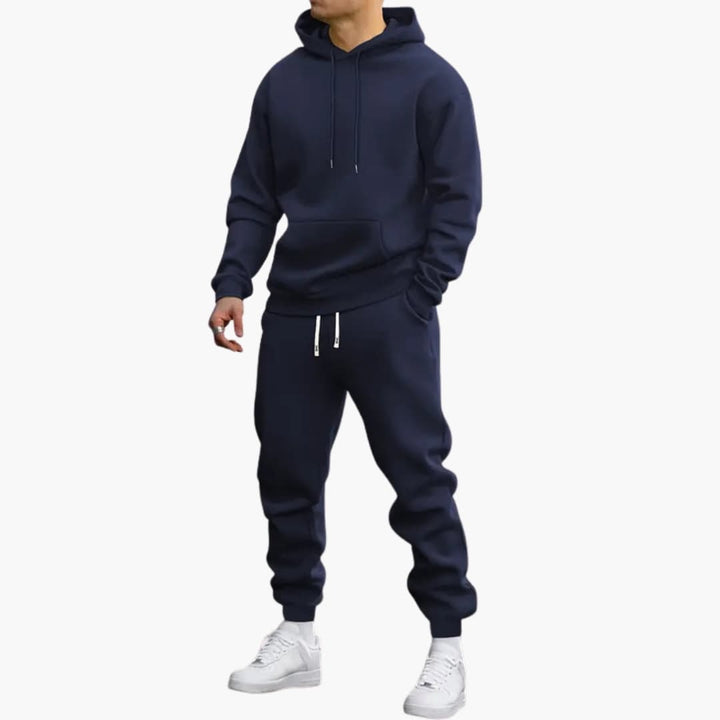 Men’s 2-Piece Tracksuit | Pullover Hoodie & Tapered Joggers