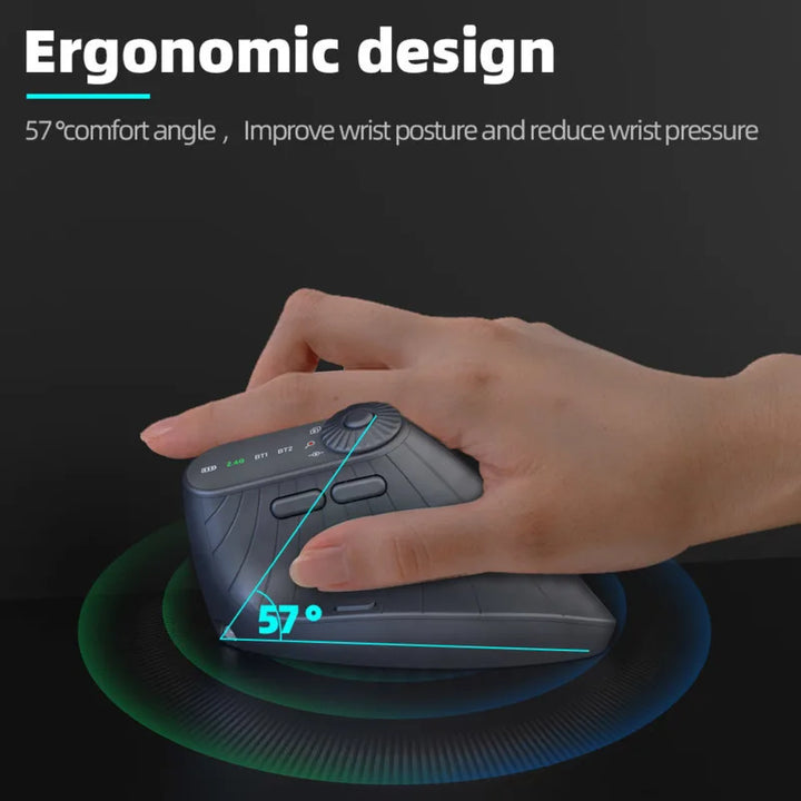 Vertical Mouse | Wireless Bluetooth 5.1 for Comfort & Productivity