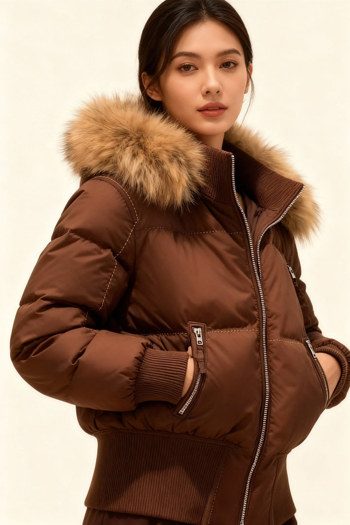 Women’s Padded Winter Jacket | Warm Hooded Coat