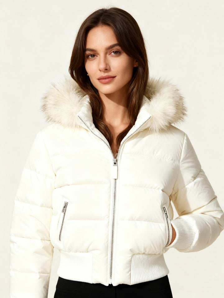 Women’s Padded Winter Jacket | Warm Hooded Coat