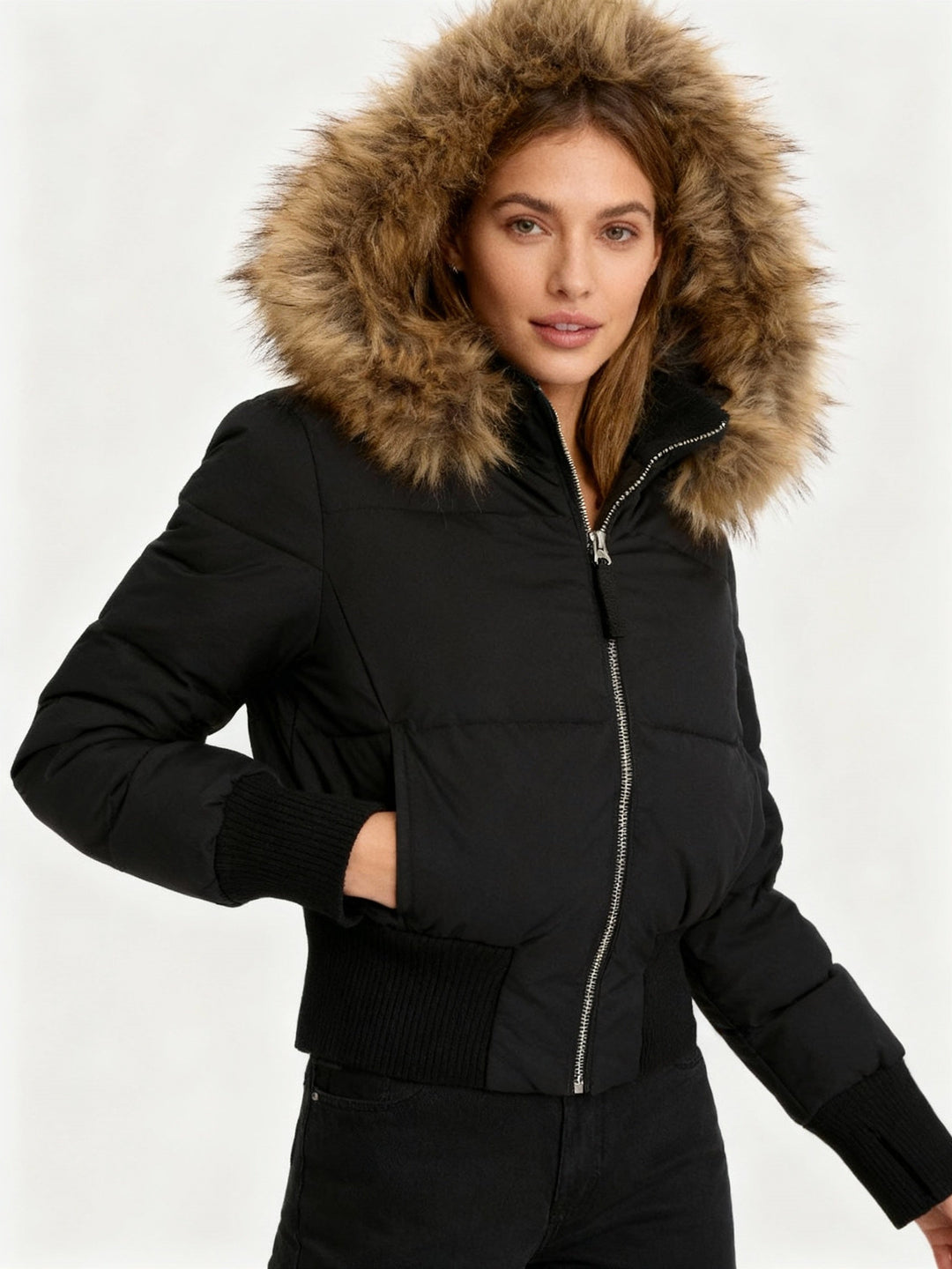 Women’s Padded Winter Jacket | Warm Hooded Coat