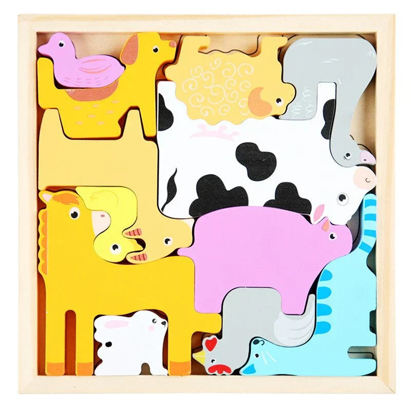 Shape Sorting Frame Puzzle for Toddlers