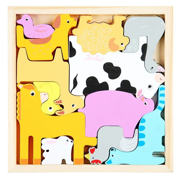 Shape Sorting Frame Puzzle for Toddlers