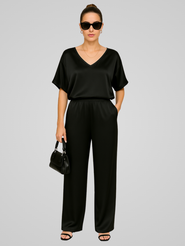 Willa | Women’s Elegant Satin Co-ord Set
