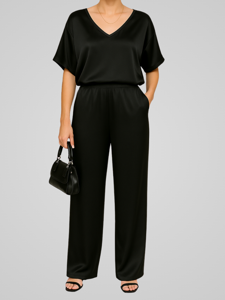 Willa | Women’s Elegant Satin Co-ord Set