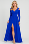 Women’s Maxi Evening Dress | High-Split Formal Dress