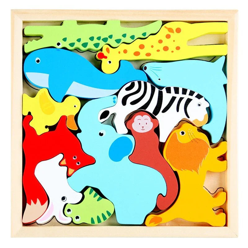 Shape Sorting Frame Puzzle for Toddlers