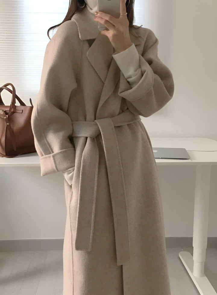 Women's Wool-Blend Maxi Winter Coat