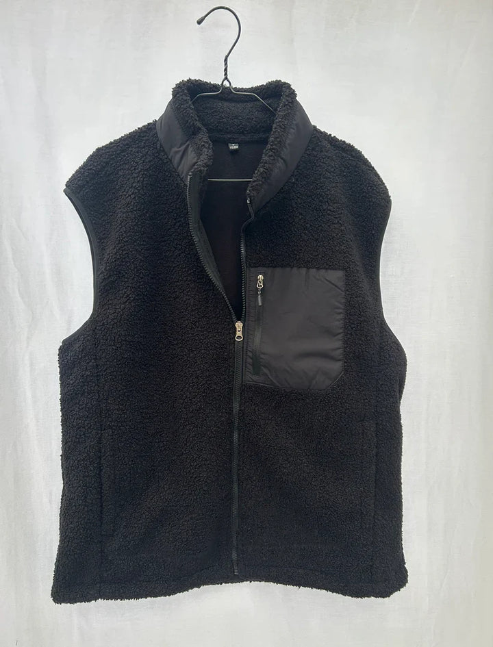 Everyday Polar Fleece Vest for Men | Cozy Layer Over Shirt or Hoodie