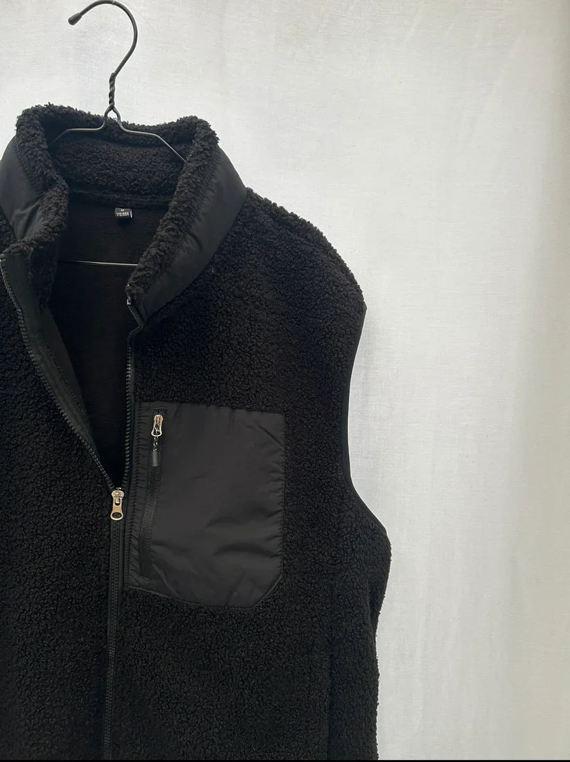Everyday Polar Fleece Vest for Men | Cozy Layer Over Shirt or Hoodie