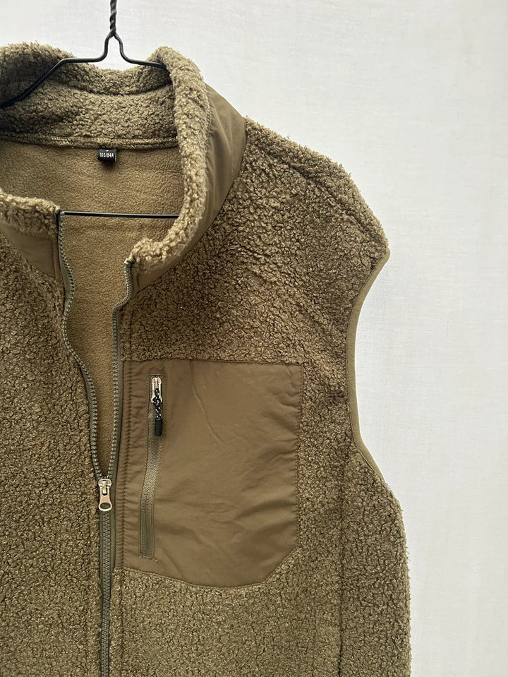 Everyday Polar Fleece Vest for Men | Cozy Layer Over Shirt or Hoodie
