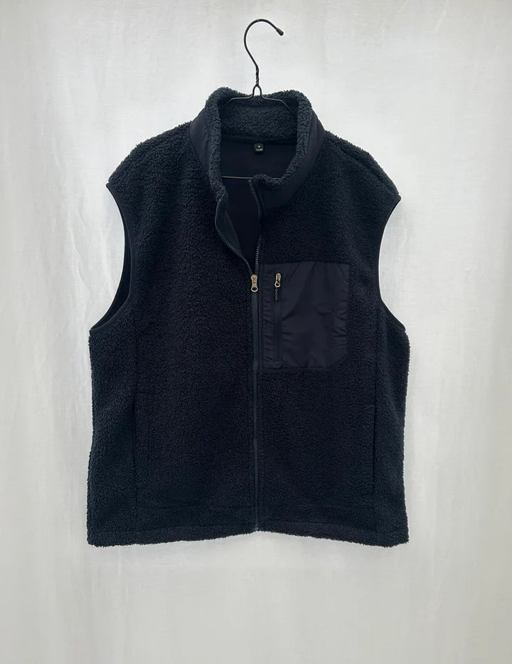 Everyday Polar Fleece Vest for Men | Cozy Layer Over Shirt or Hoodie