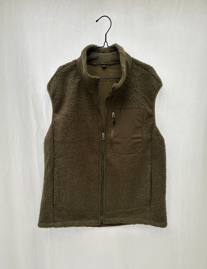 Everyday Polar Fleece Vest for Men | Cozy Layer Over Shirt or Hoodie