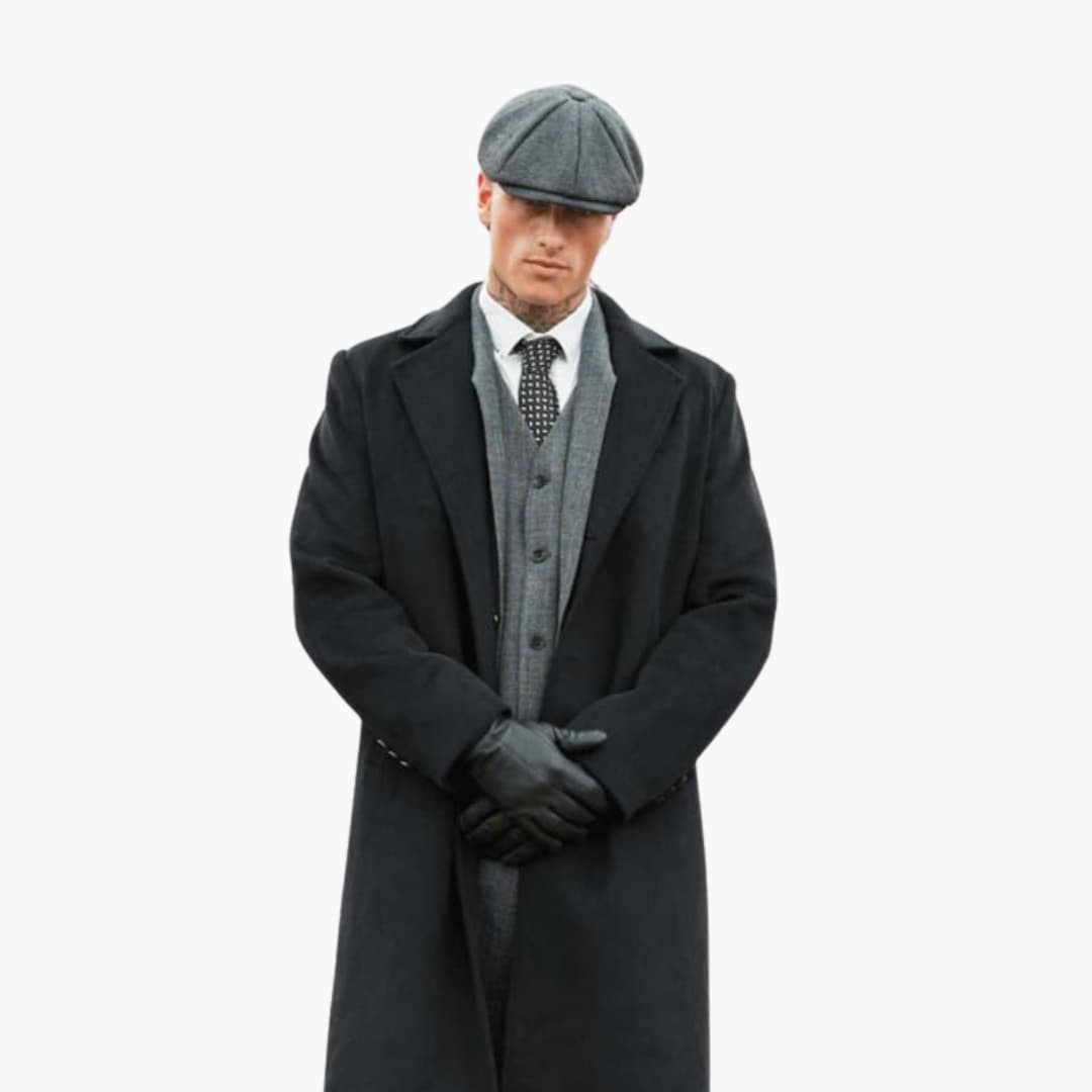 Men’s Winter Gloves | Snap-Closure Leather Style