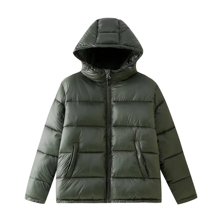 Men’s Quilted Puffer Jacket | Warm Insulated Hooded Winter Coat
