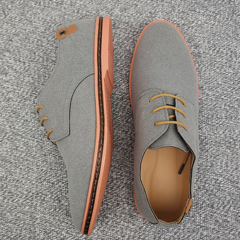 Classic Men’s Oxford Lace Shoes in Suede | Formal Look
