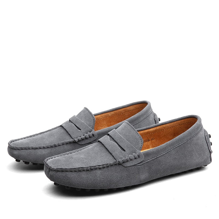 Italian Style Suede Loafers for Men