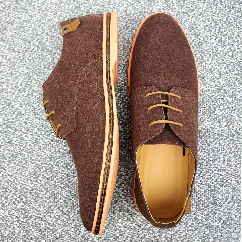 Classic Men’s Oxford Lace Shoes in Suede | Formal Look