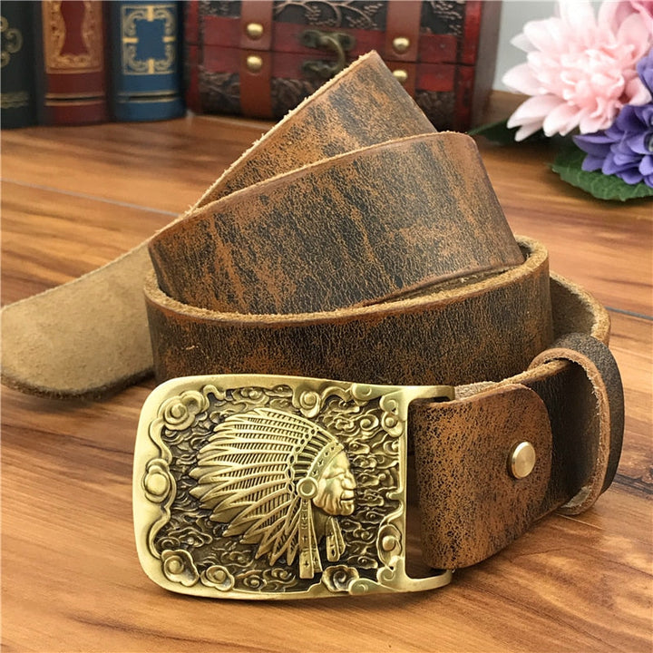 Indiana | Men’s Vintage Leather Belt