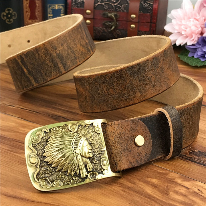 Indiana | Men’s Vintage Leather Belt