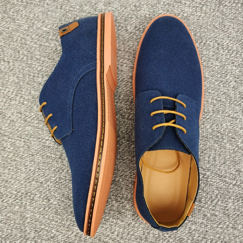 Classic Men’s Oxford Lace Shoes in Suede | Formal Look