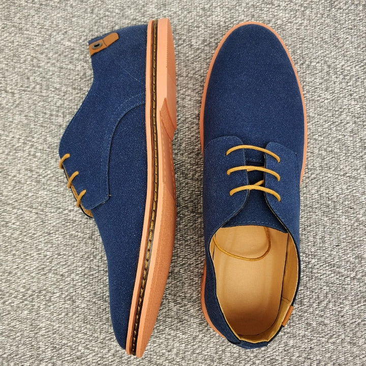 Classic Men’s Oxford Lace Shoes in Suede | Formal Look