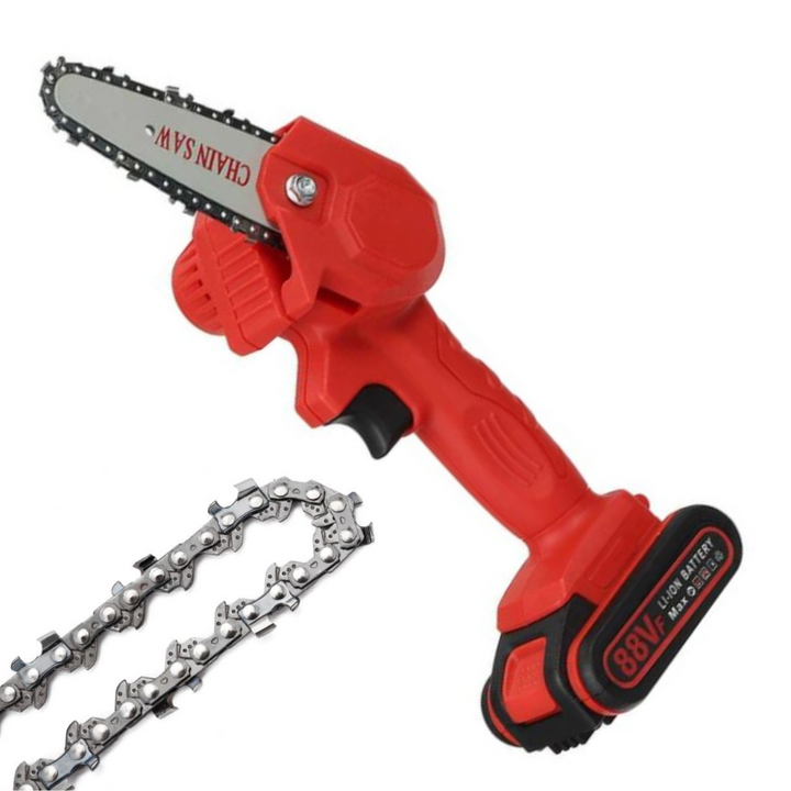 Cordless Electric Chainsaw | Battery Powered Saw for Garden & Firewood
