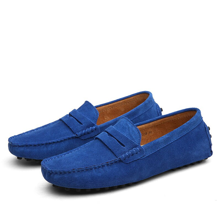 Italian Style Suede Loafers for Men
