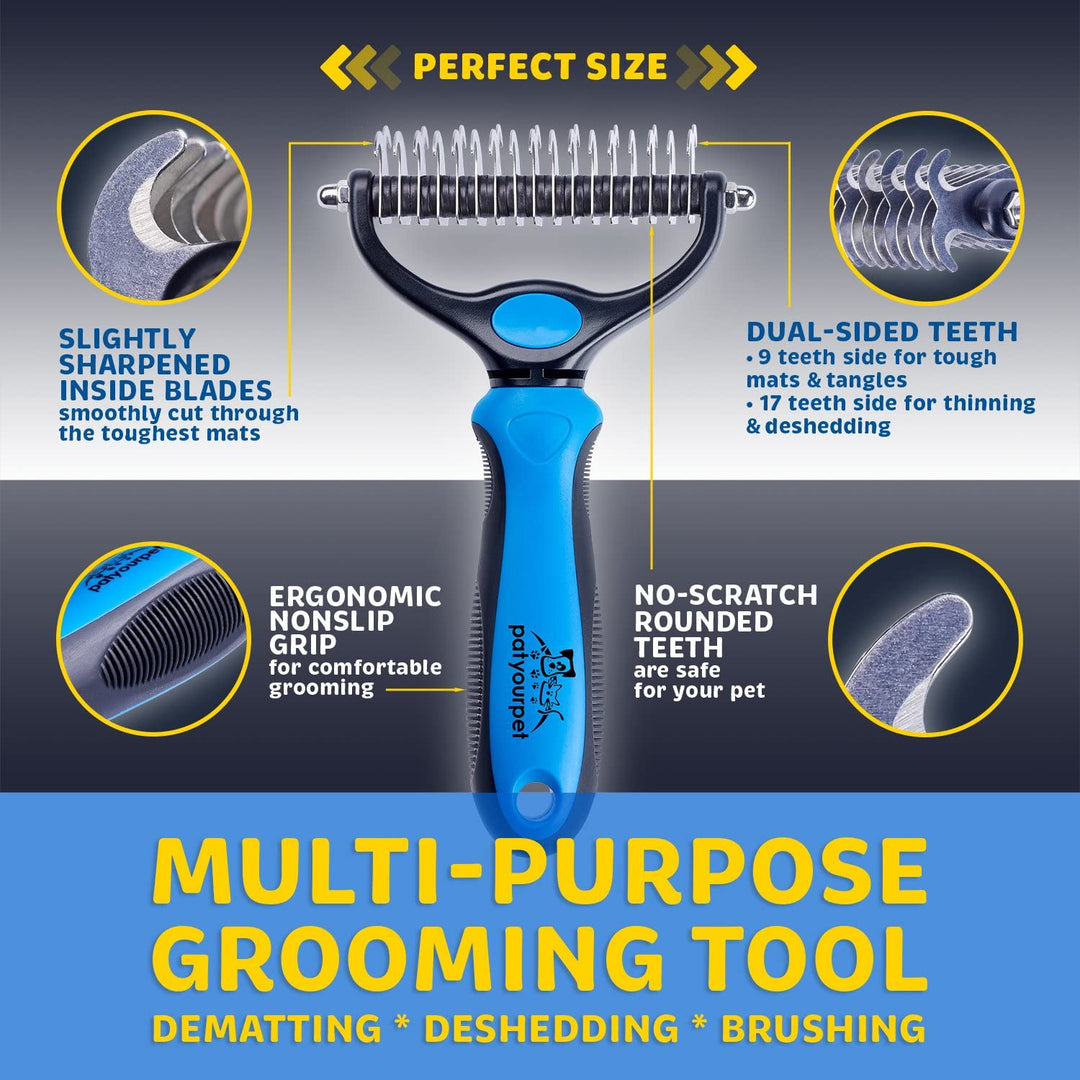 Double-Sided Pet Grooming Brush