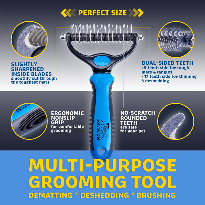 Double-Sided Pet Grooming Brush