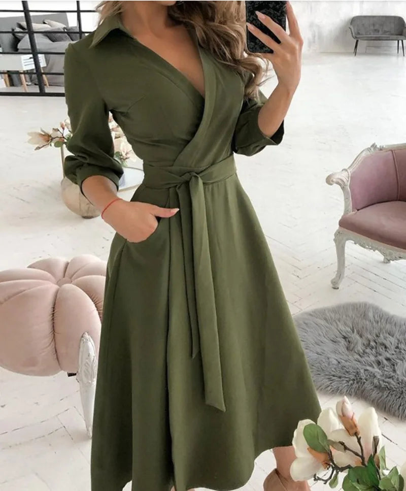 Dorelia | Elegant Wrap Dress for Women