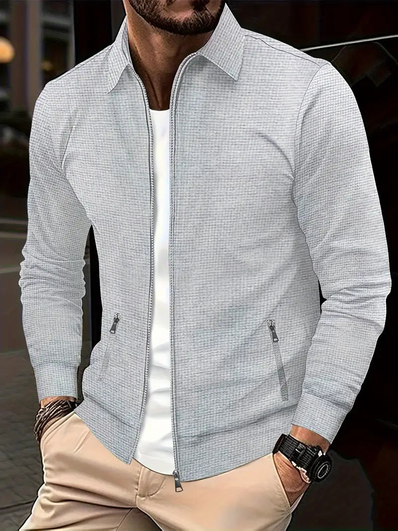 Men’s Zip Overshirt | Stylish Lightweight Jacket