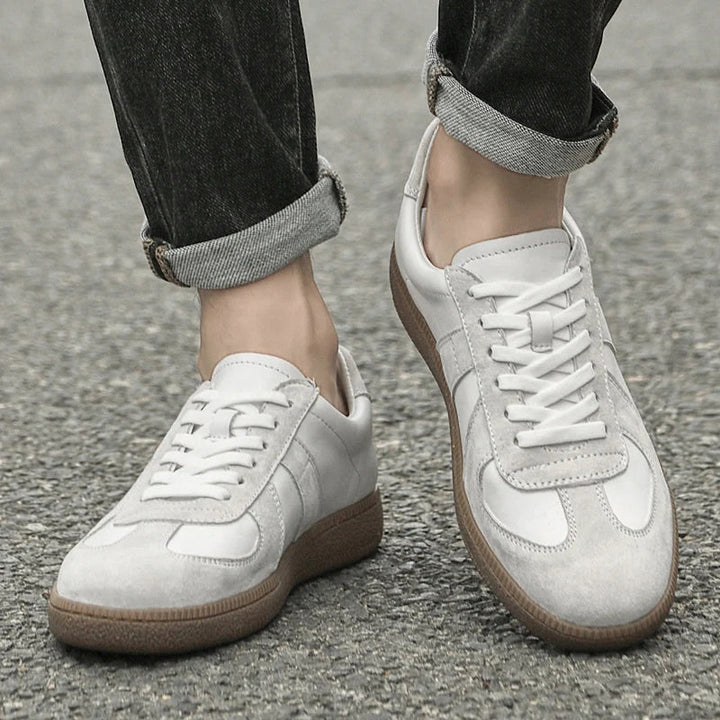 Men’s Suede Sneakers with Durable Outsole