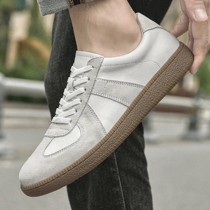 Men’s Suede Sneakers with Durable Outsole