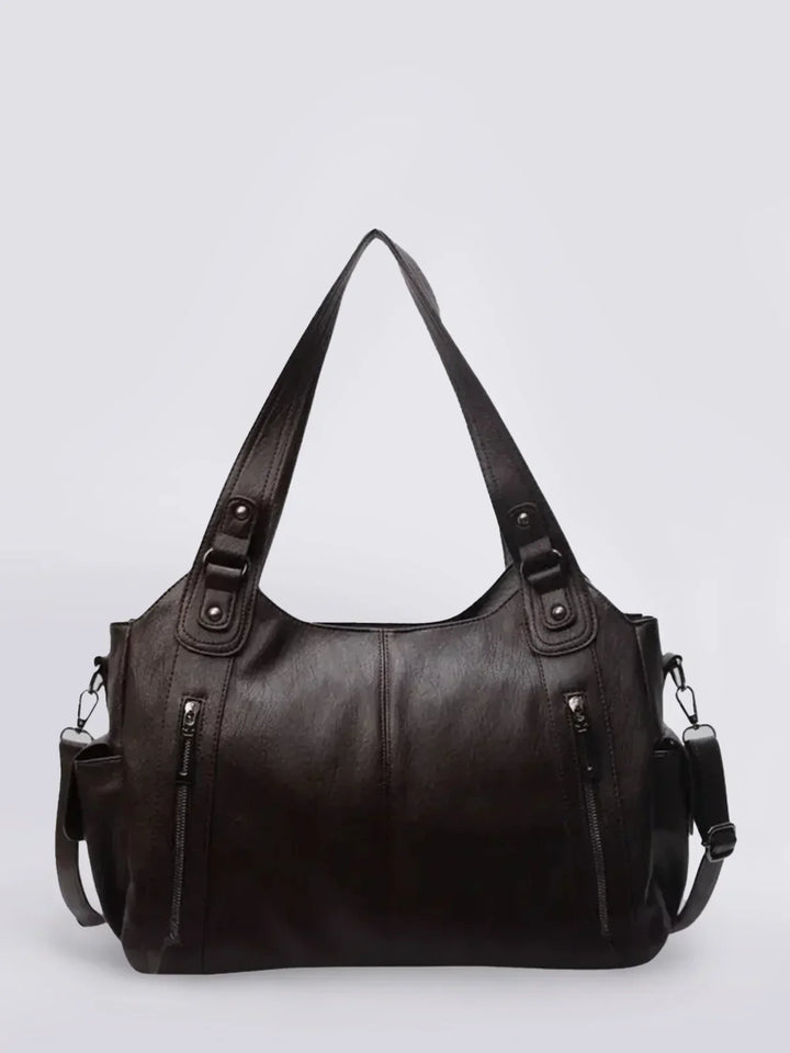 Classic Leather Shoulder Bag for Women | Casual & Formal