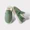 Unisex Aloe-Design Winter Slippers | Cozy Lining & Non-Slip Sole