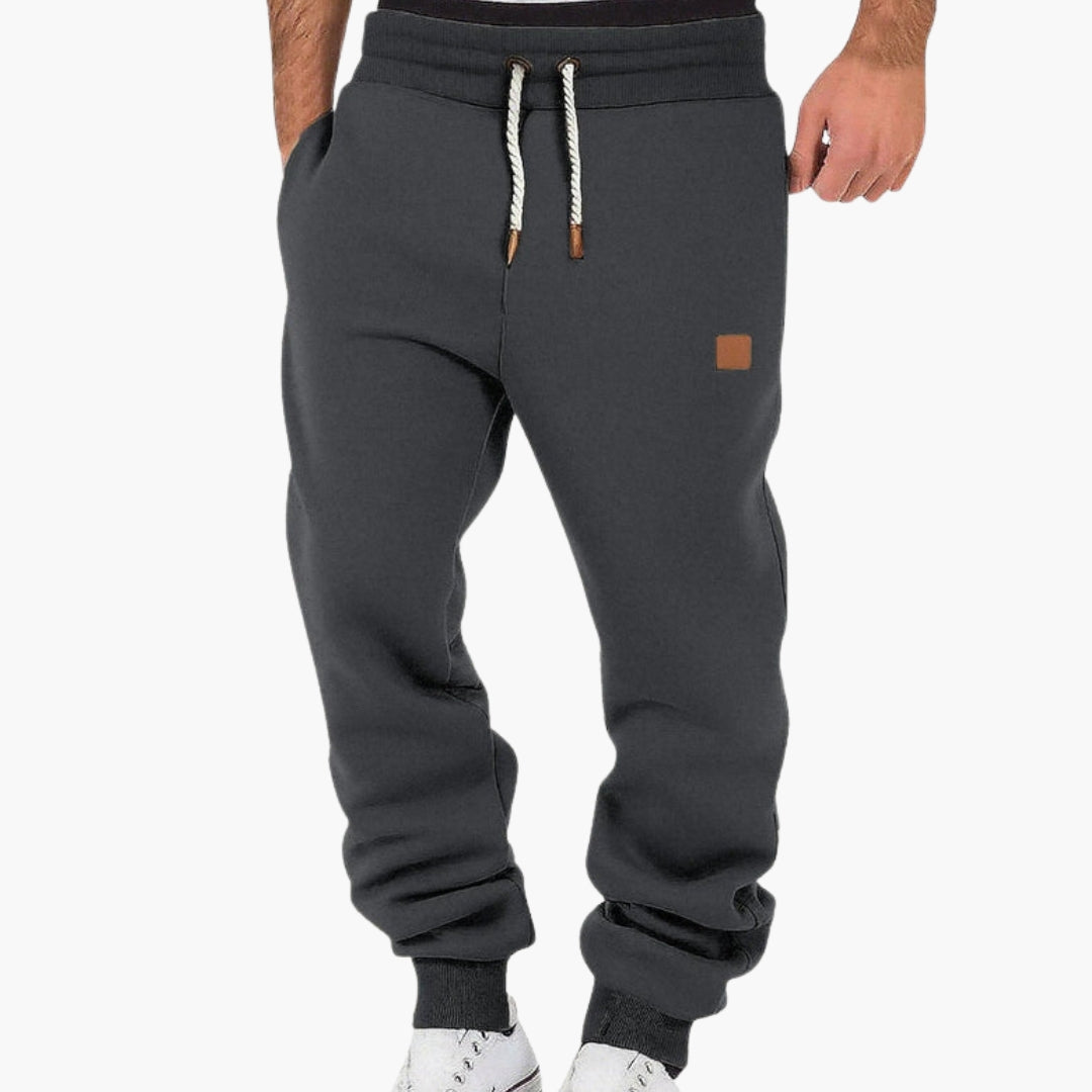 Men’s Fleece Joggers | Loose Fit Sweatpants with Elastic Waistband