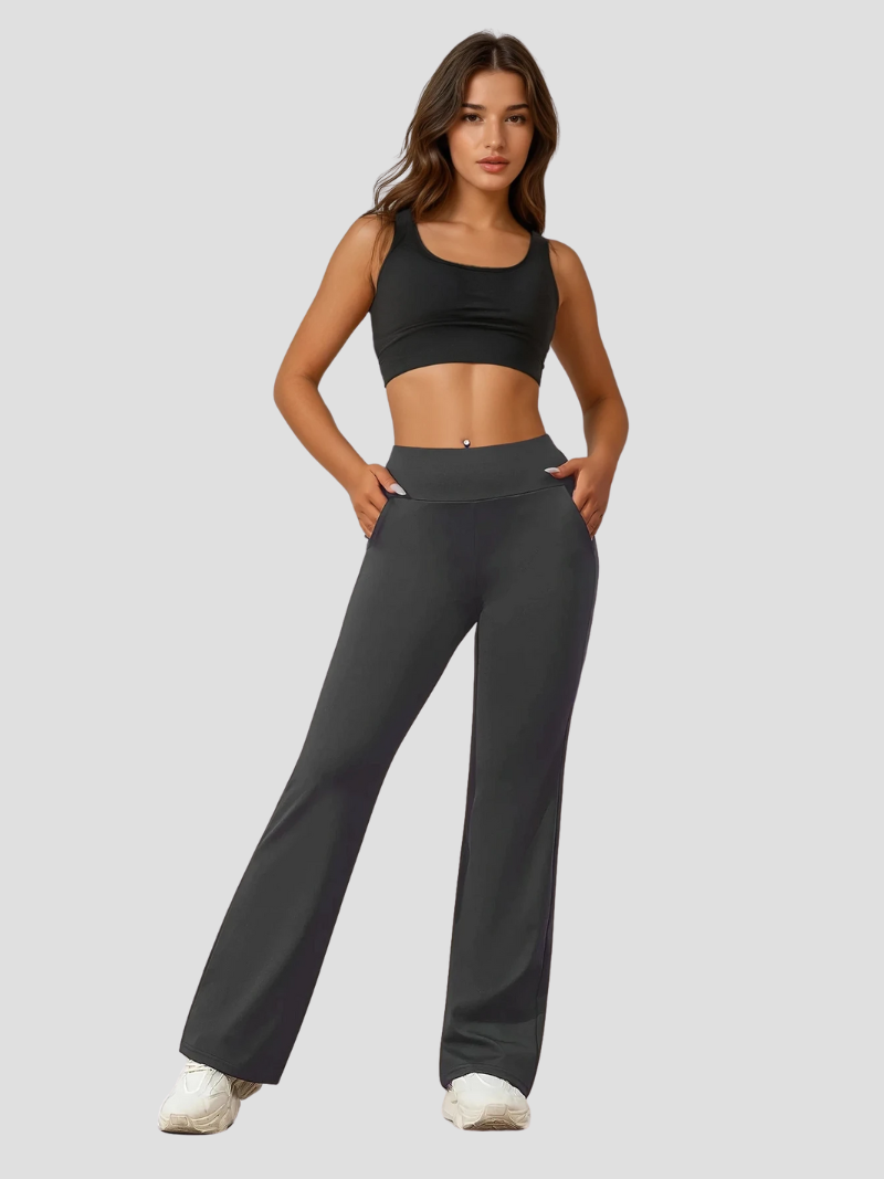 Fern | Women’s Stylish Flared Yoga Pants