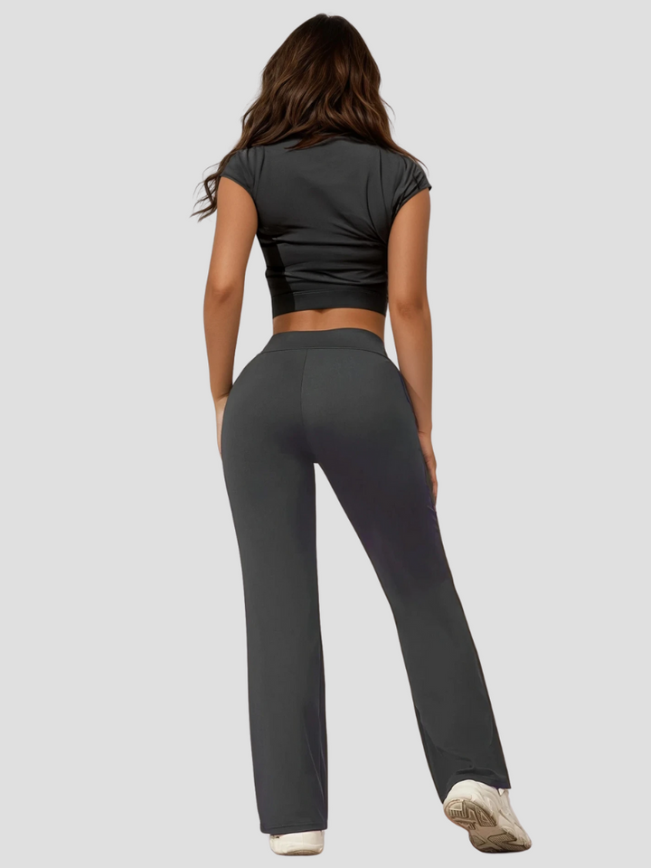Fern | Women’s Stylish Flared Yoga Pants