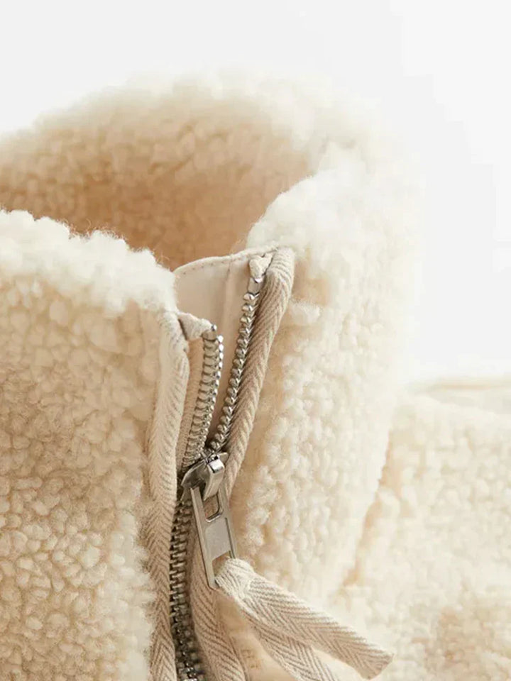 Women's Plus Size Teddy Coat