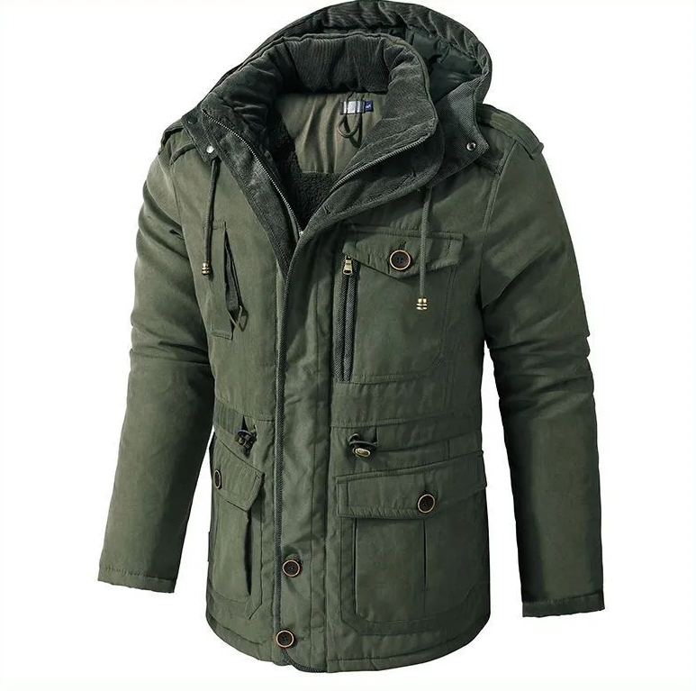 Mens Insulated Fur-Lined Winter Jacket | Fur Style