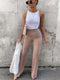 Halina | Women’s Elegant High-Waist Flared Pants
